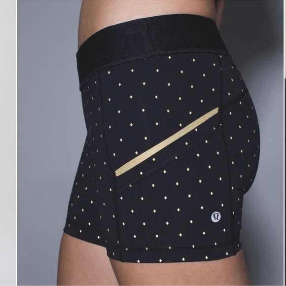 Lululemon What The Sport Mini Biker Short Night Fall Black Multi Size 10 - Picture 5 of 13